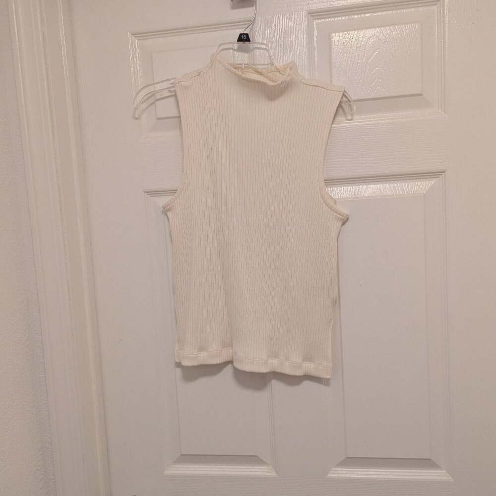 Madewell White Sweater Tank